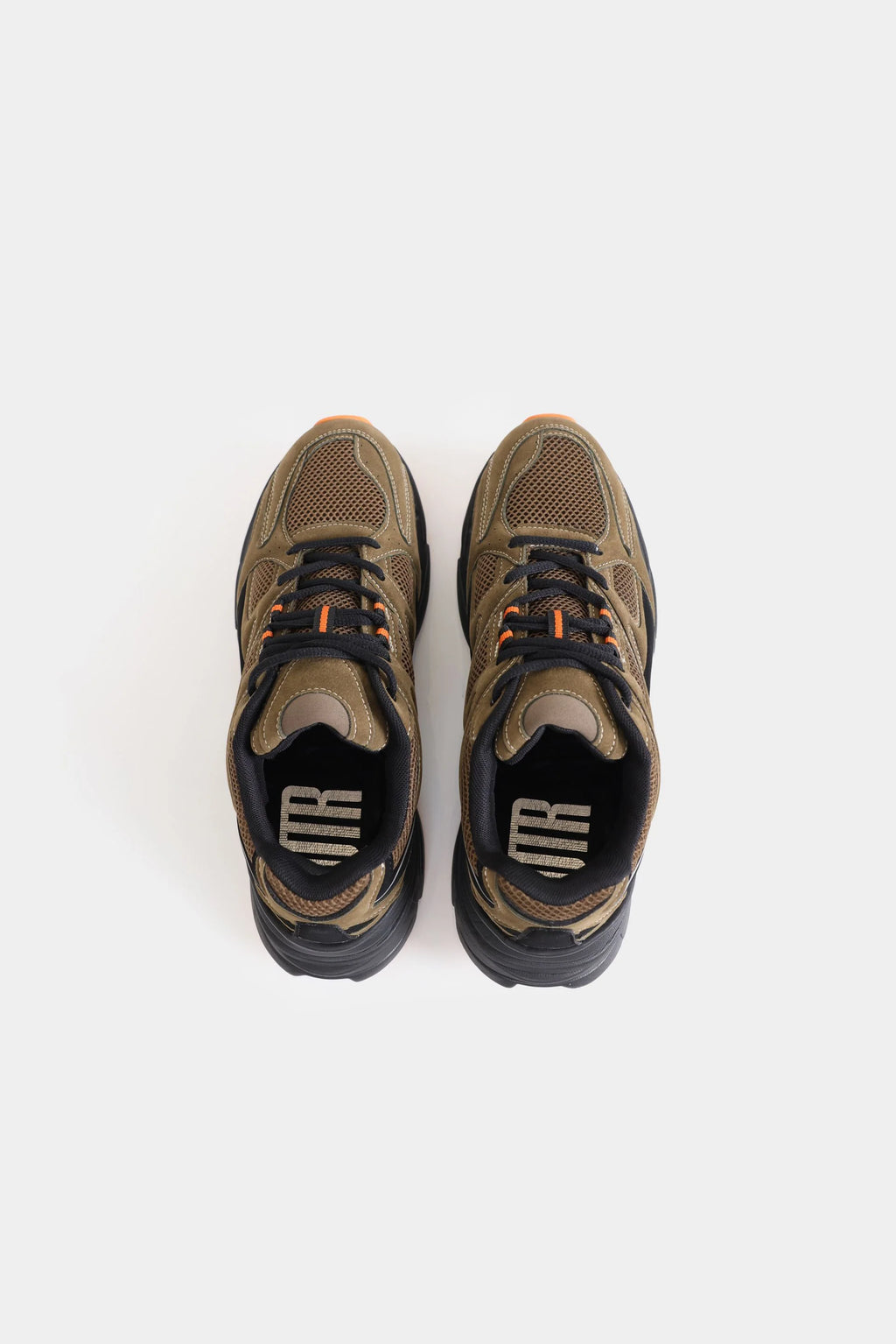 Multi-Piece Mesh Sneakers