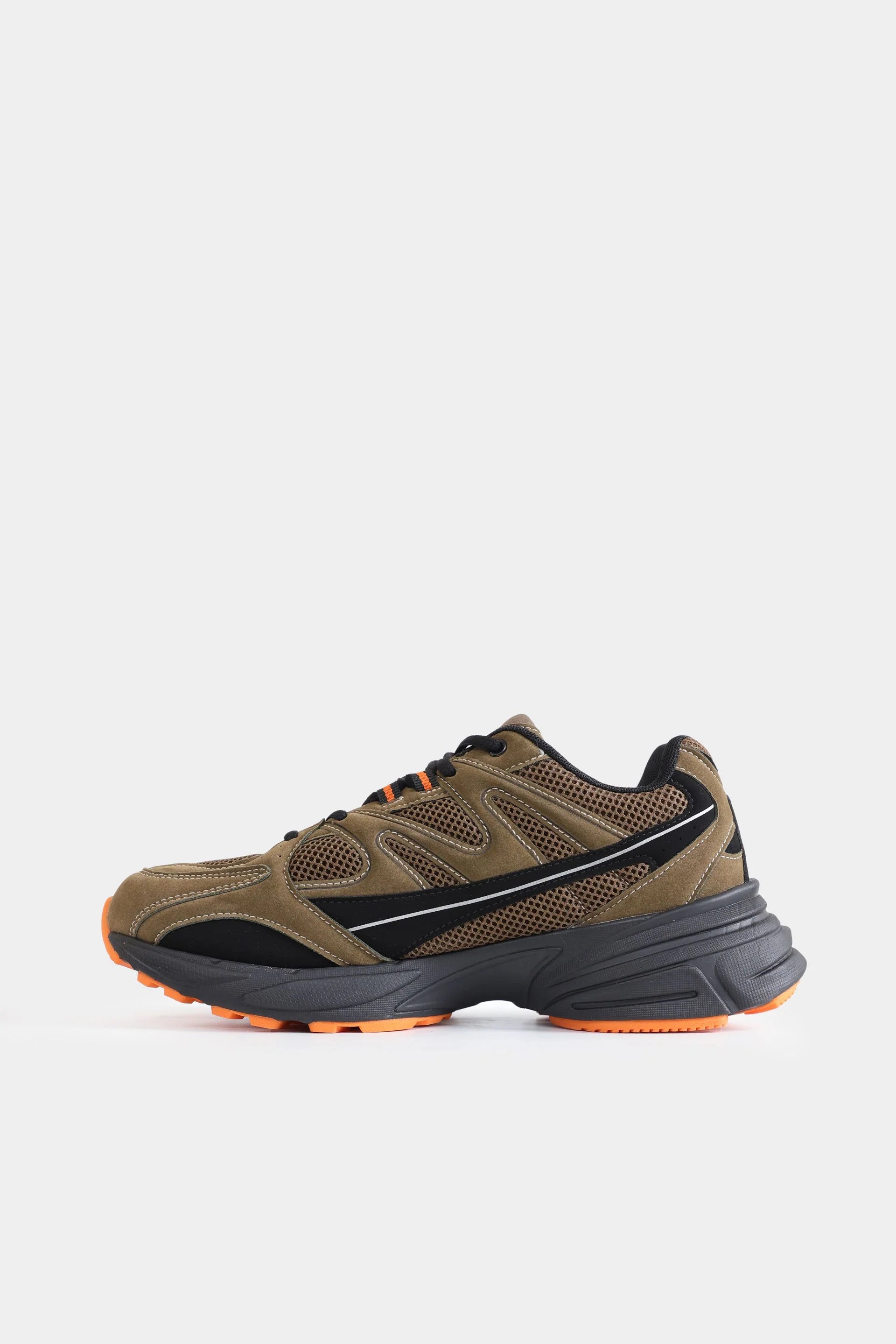 Multi-Piece Mesh Sneakers