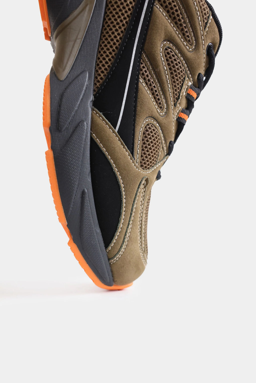 Multi-Piece Mesh Sneakers