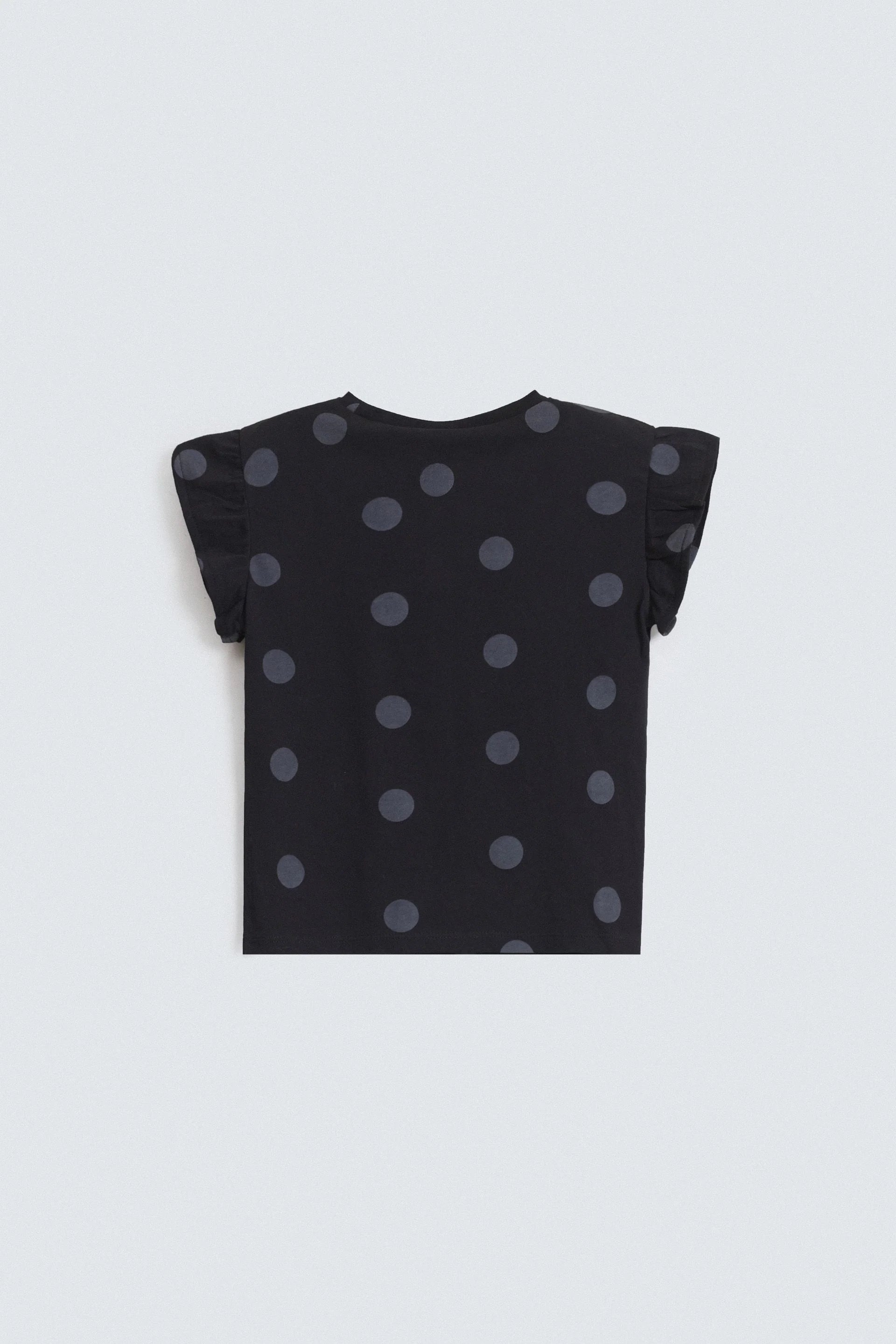 Polka Dot Print T-Shirt
