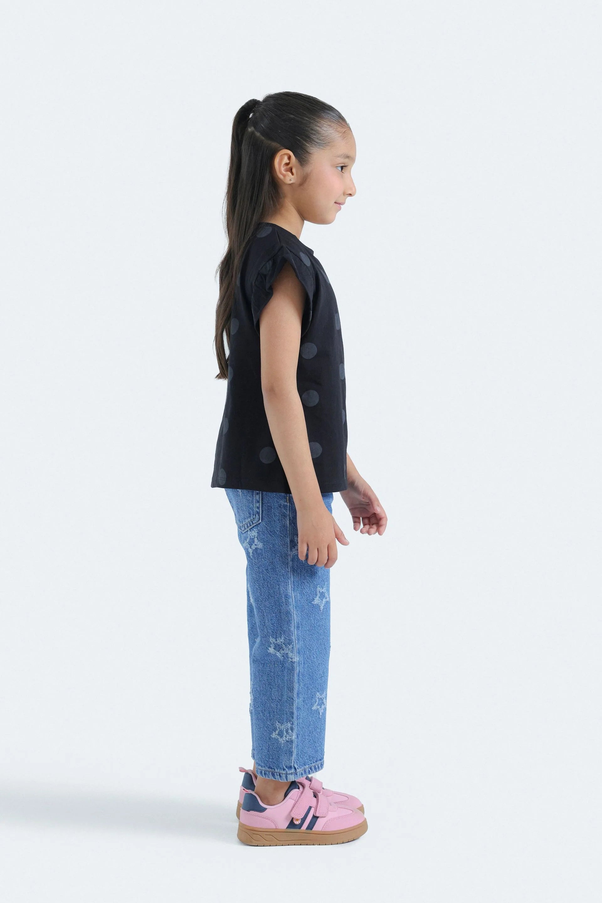 Polka Dot Print T-Shirt