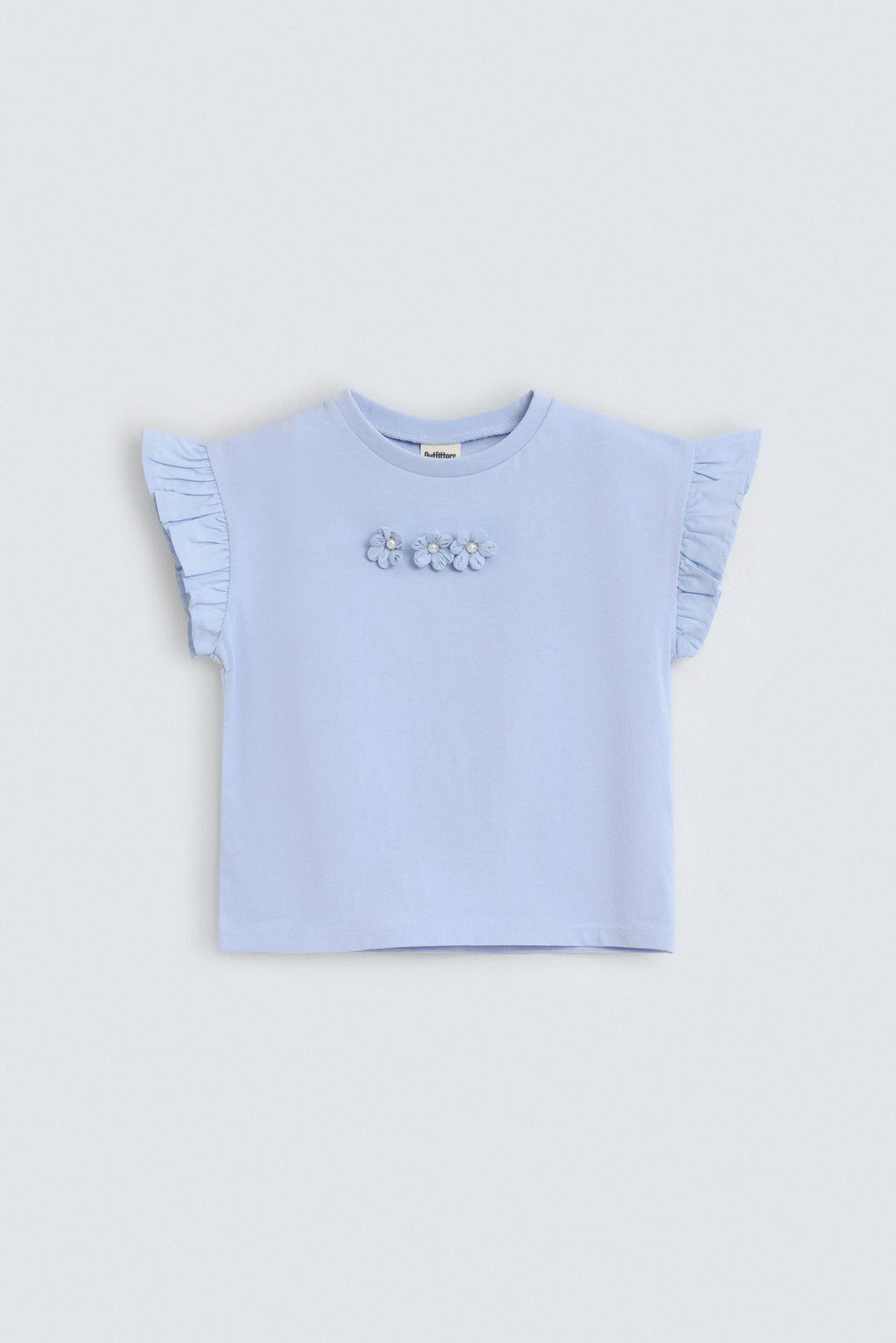 Cropped Embellished T-Shirt
