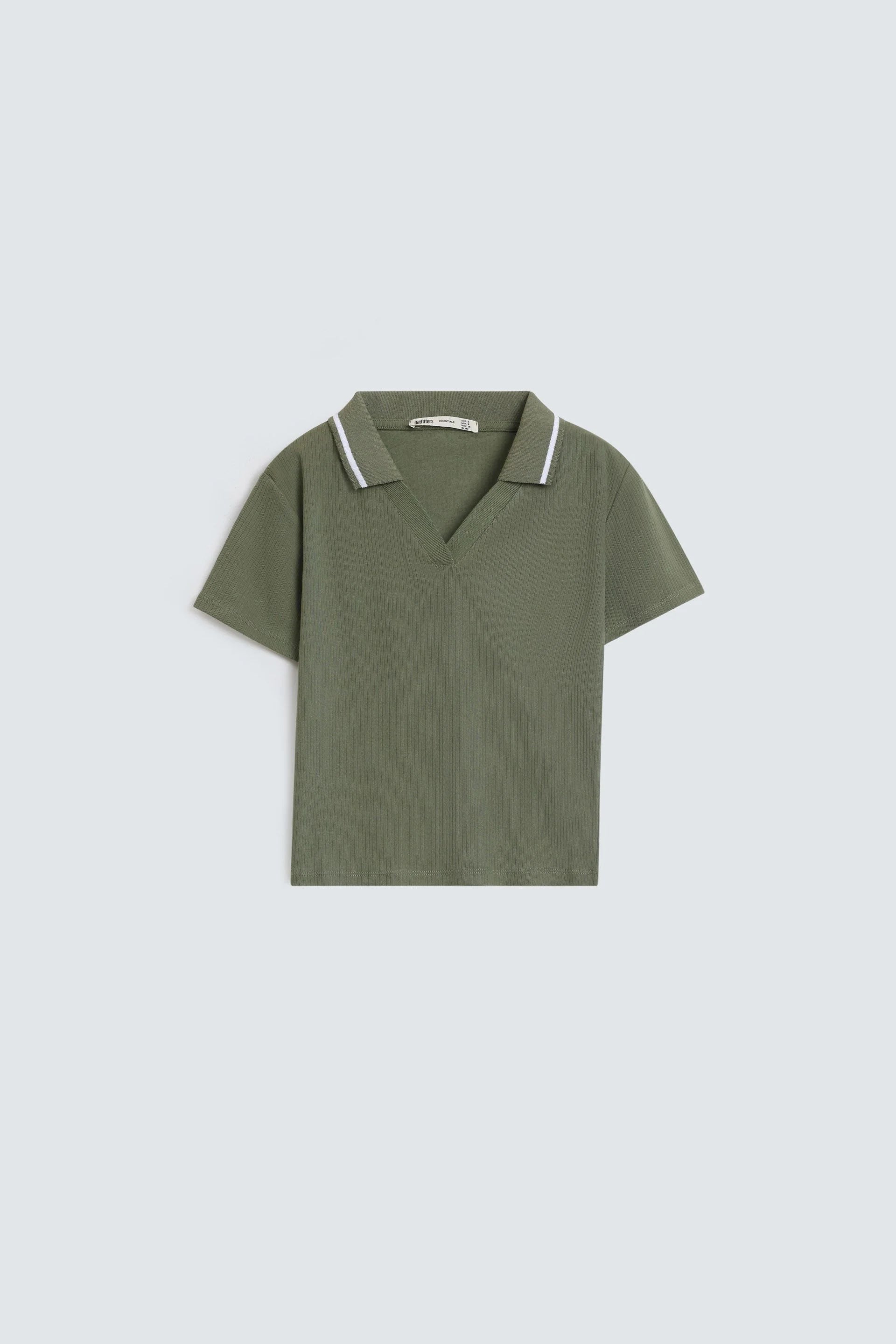 Cropped Polo Shirt