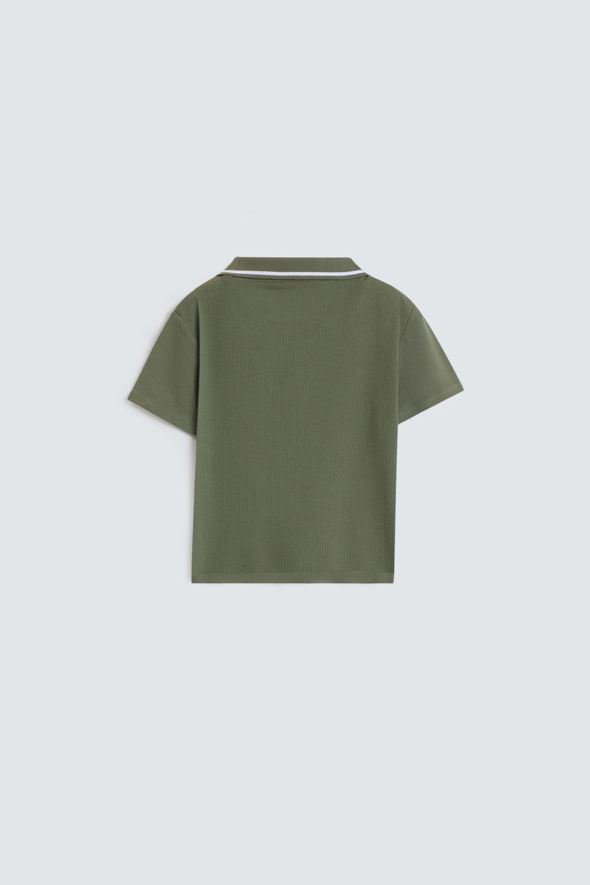 Cropped Polo Shirt