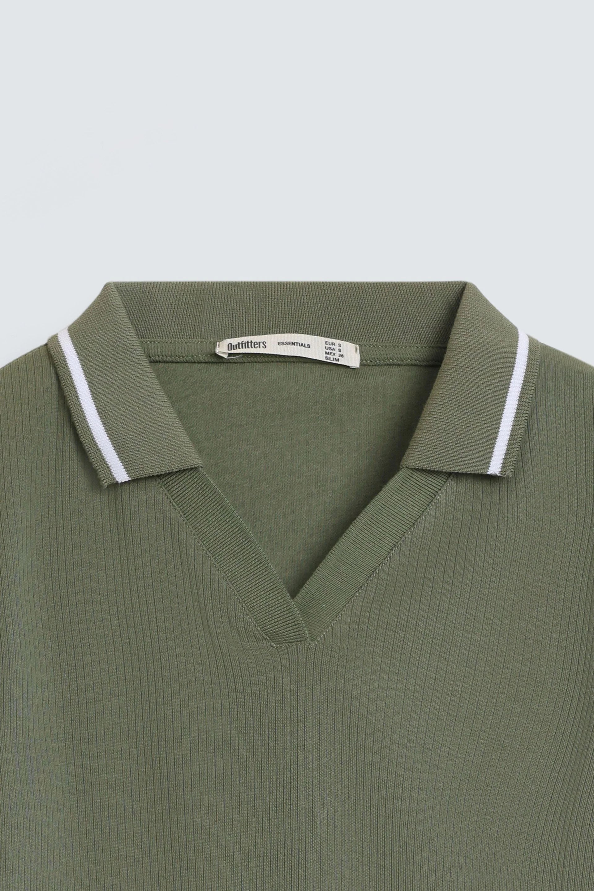 Cropped Polo Shirt