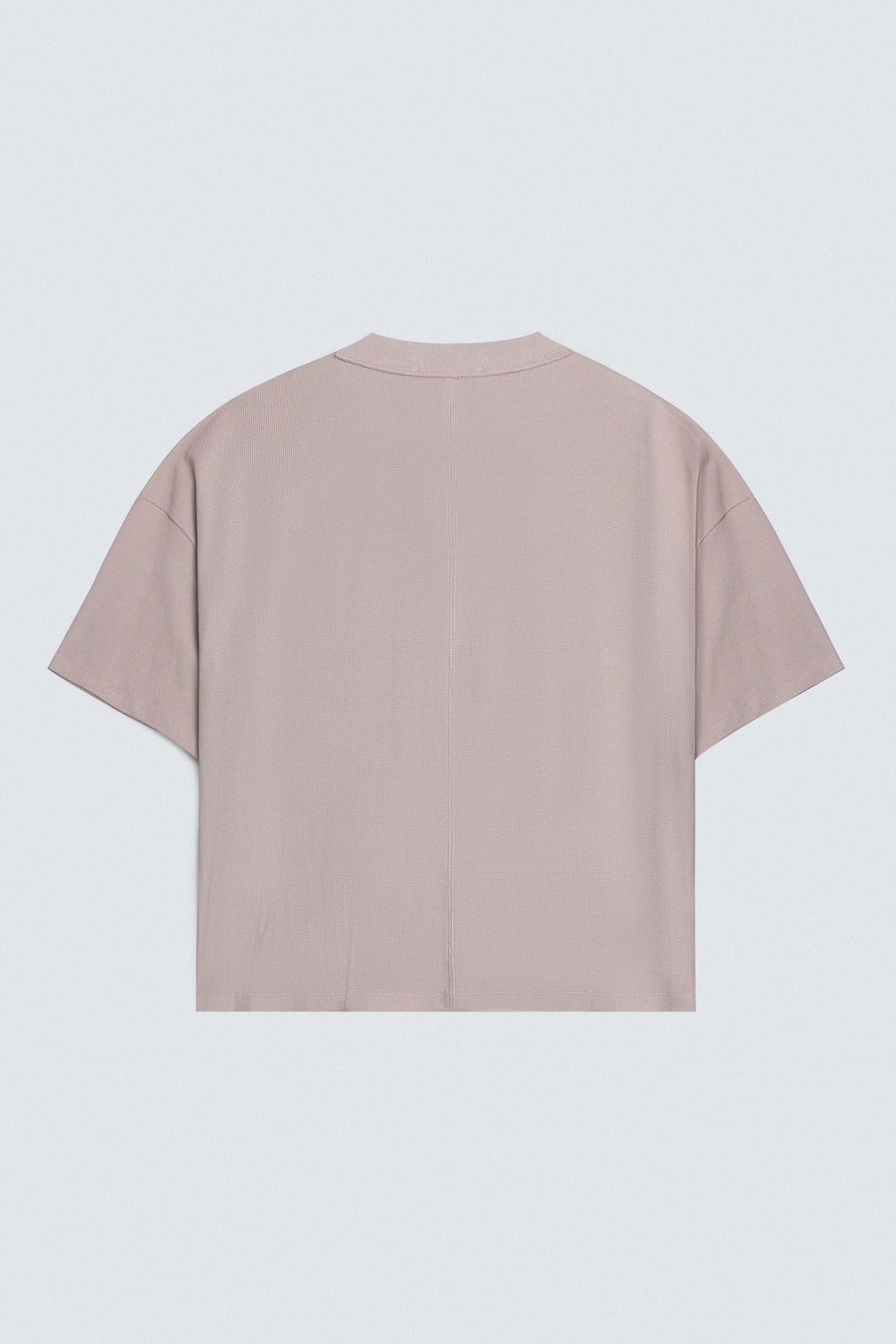 Textured Slogan Print T-Shirt