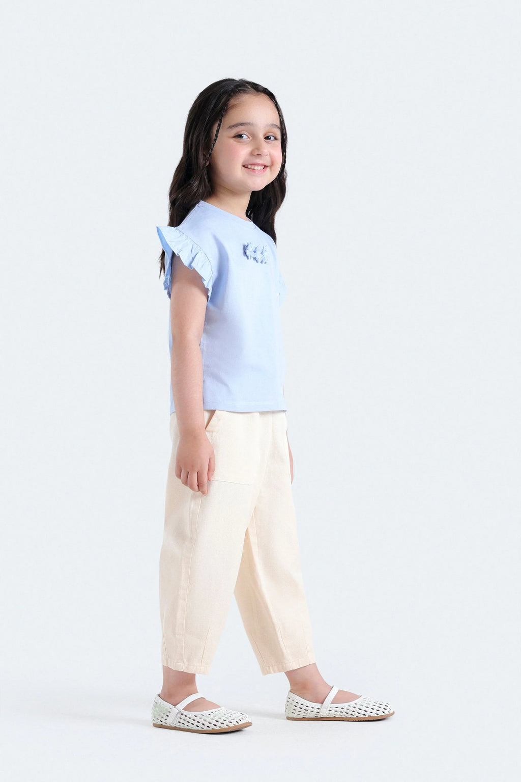 Cropped Embellished T-Shirt