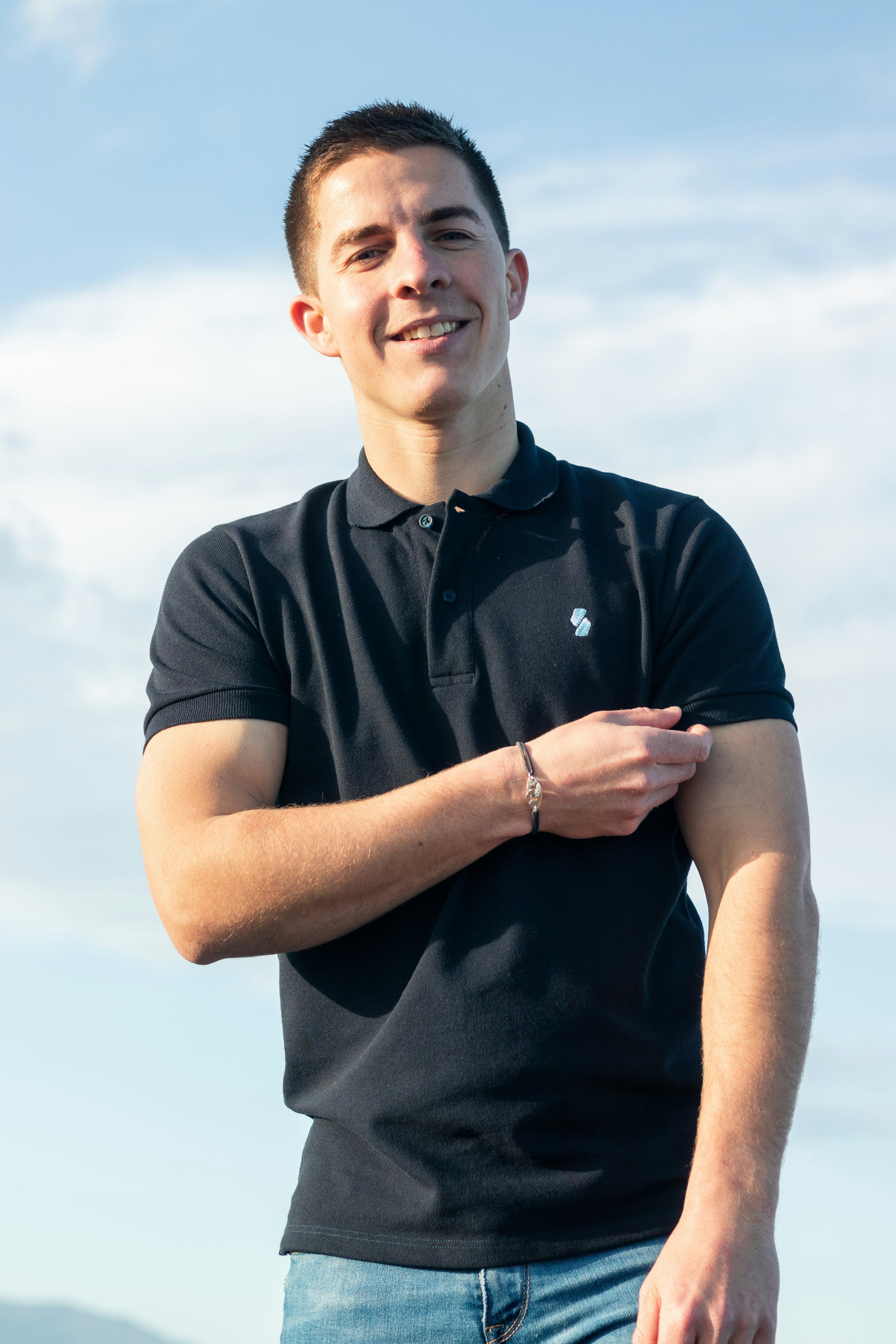 Black Polo shirt