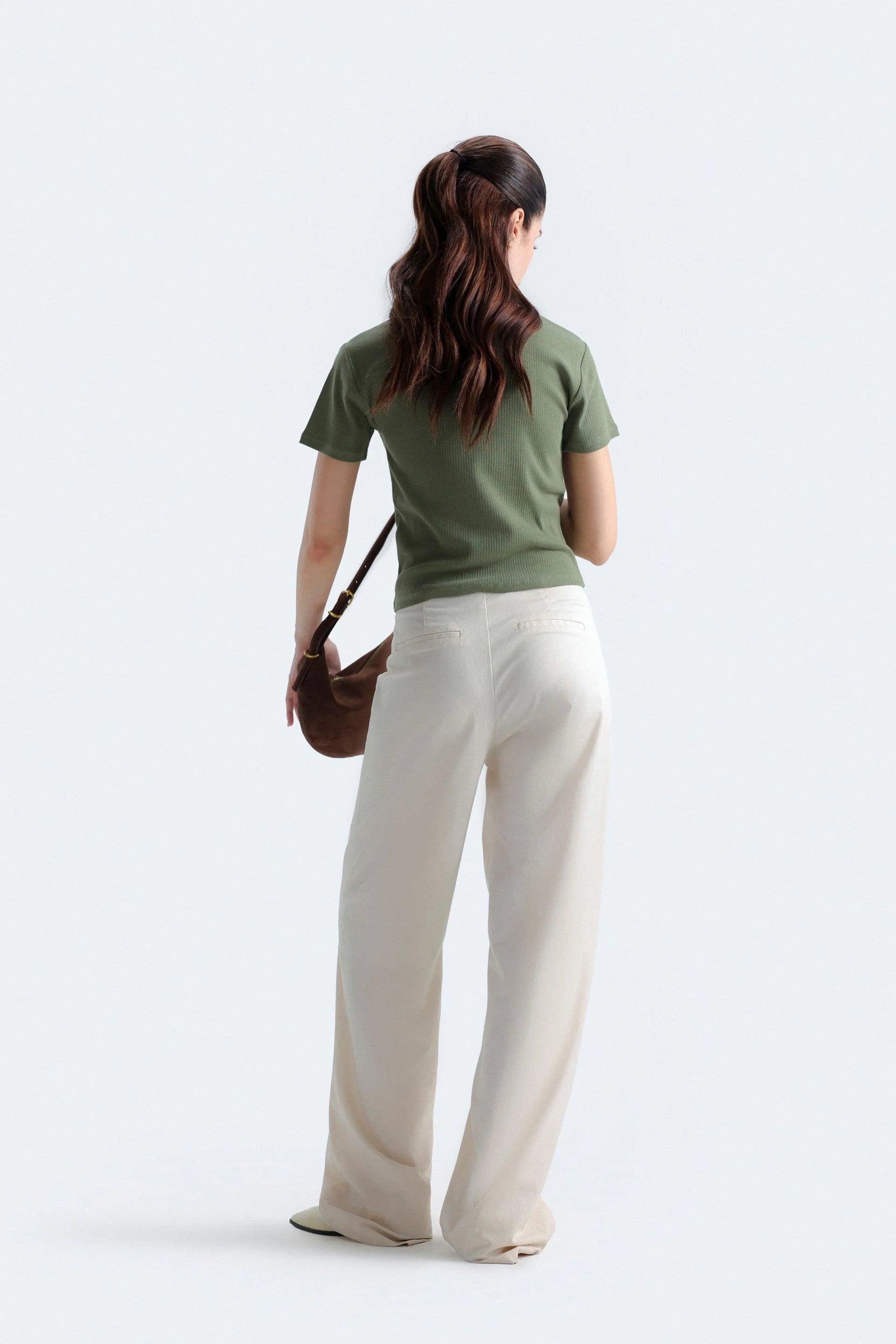 Cropped Polo Shirt