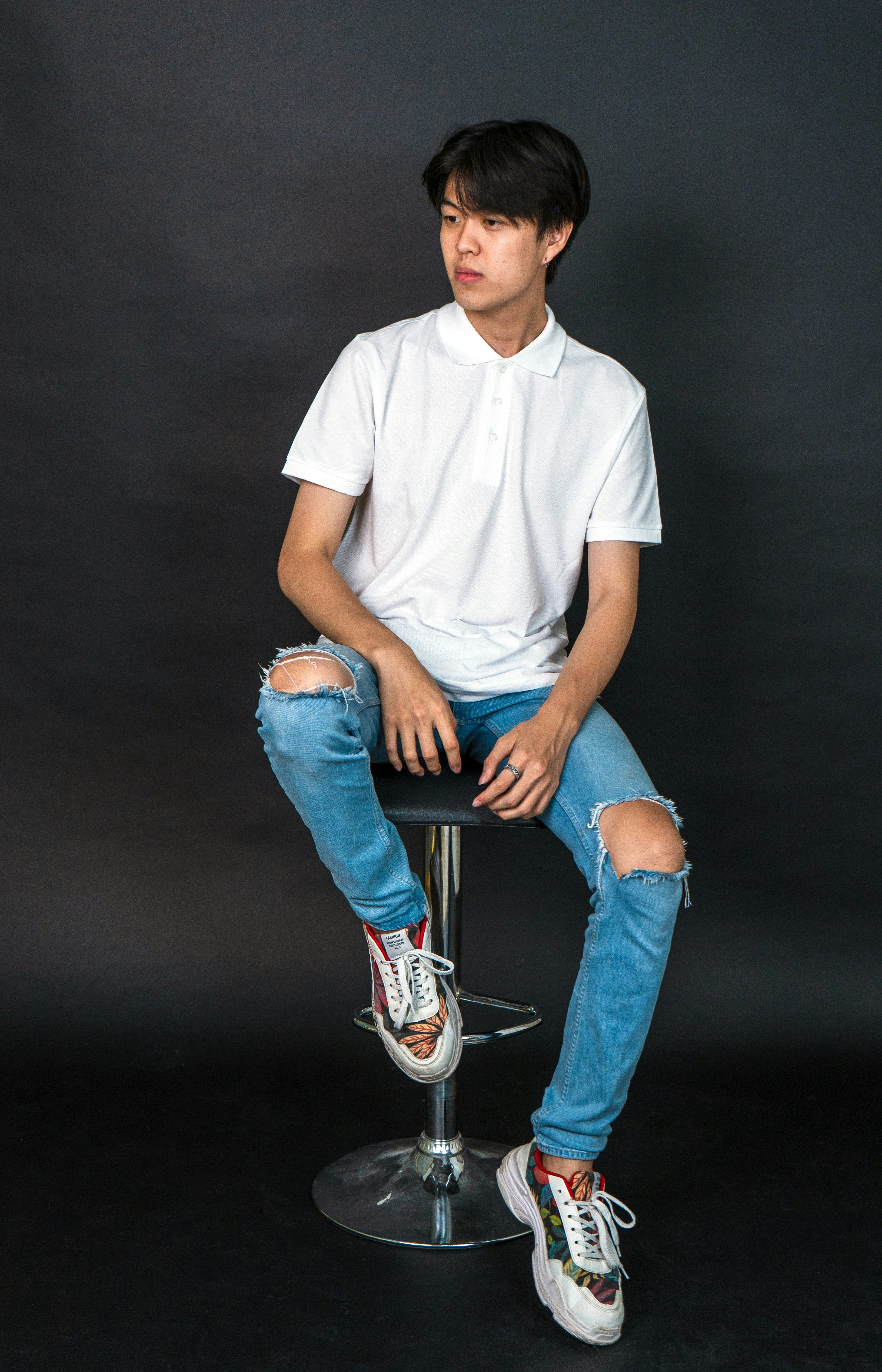 White Polo shirt